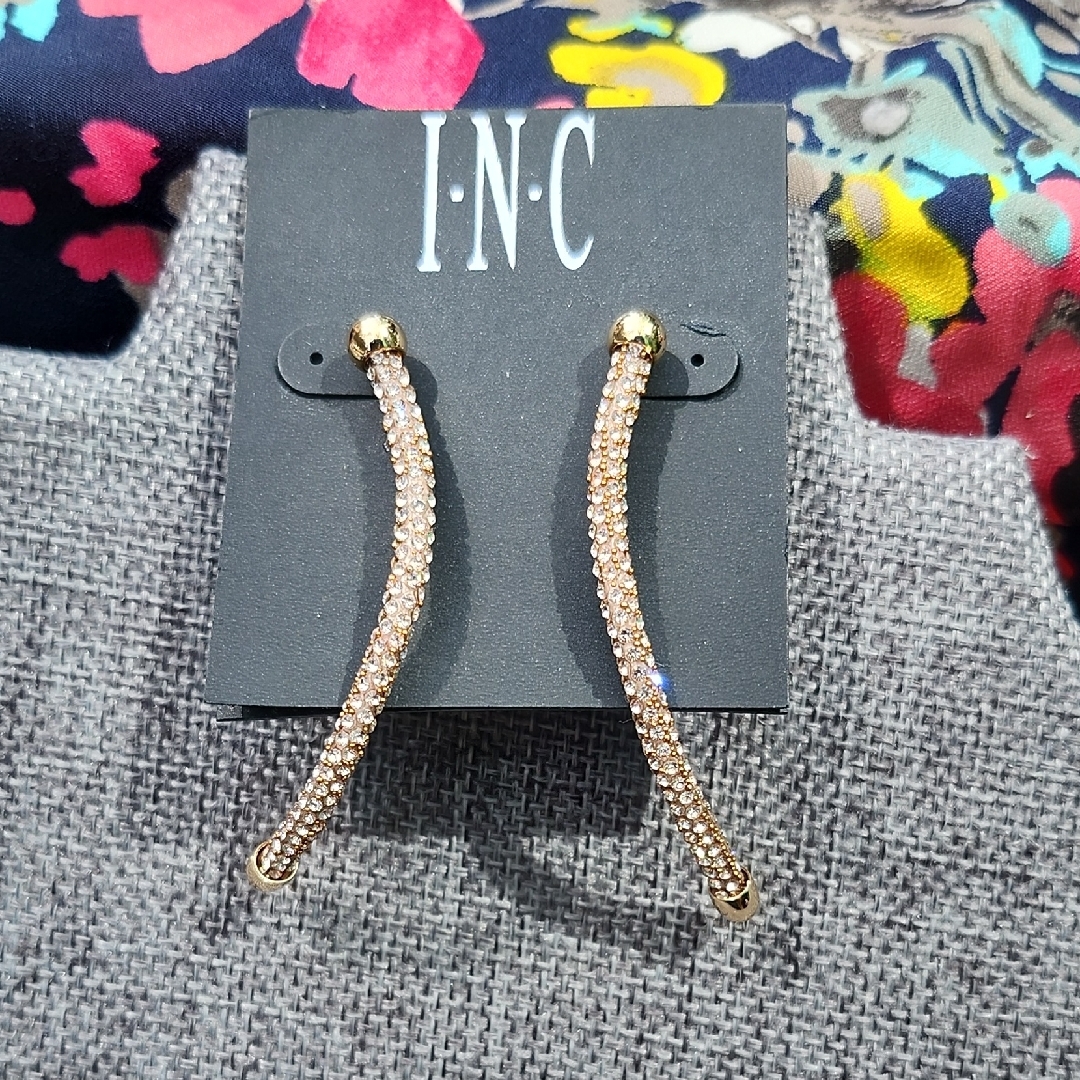 Inc International Concepts Gold And Silver Statement Earrings